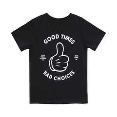 GOOD TIMES BOYS SMALL PRINT TEE